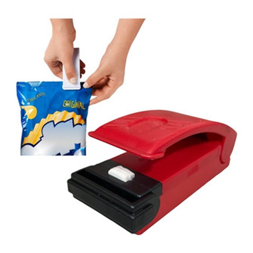 Seladora Manual Mini Plastico Portatil Pilha