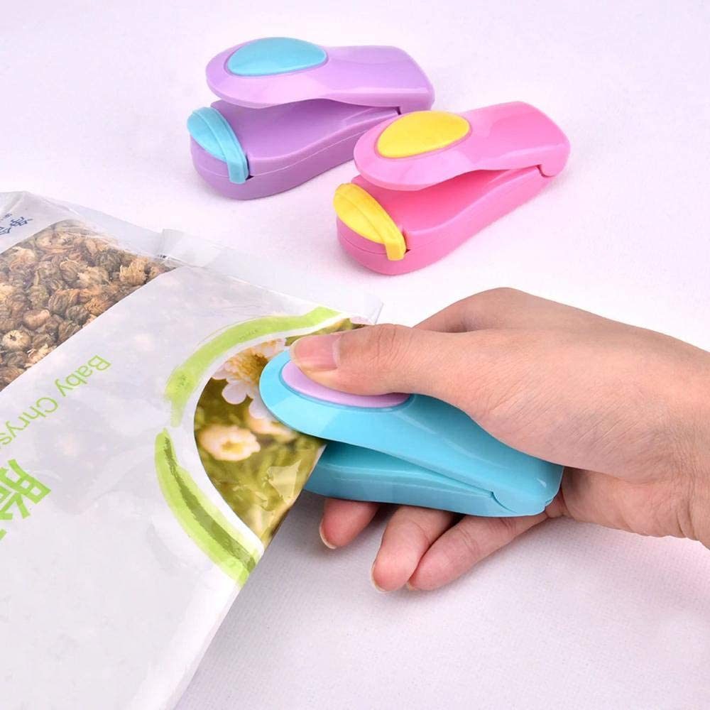 Mini Seladora Manual De Plástico Portátil Sela Lacra Fecha Verduras Legumes Frutas Carnes Conservar