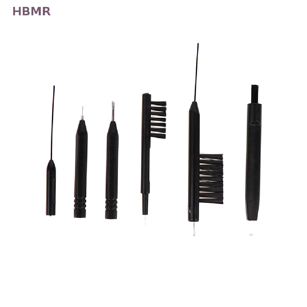 [HBMR] 8Pcs Kit De Limpeza De Aparelhos Auditivos Escovas Limpador De Ventilação De Arame Magne Wax Loop Tools Set HL