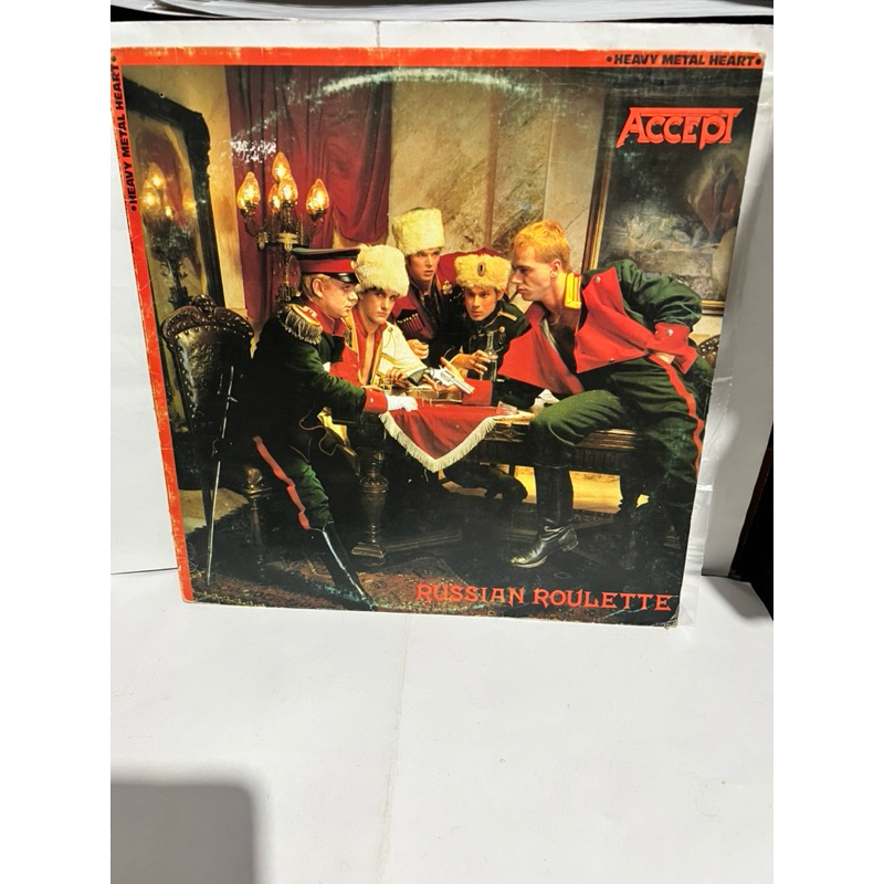 accept russian roulette lp nacional c encarte