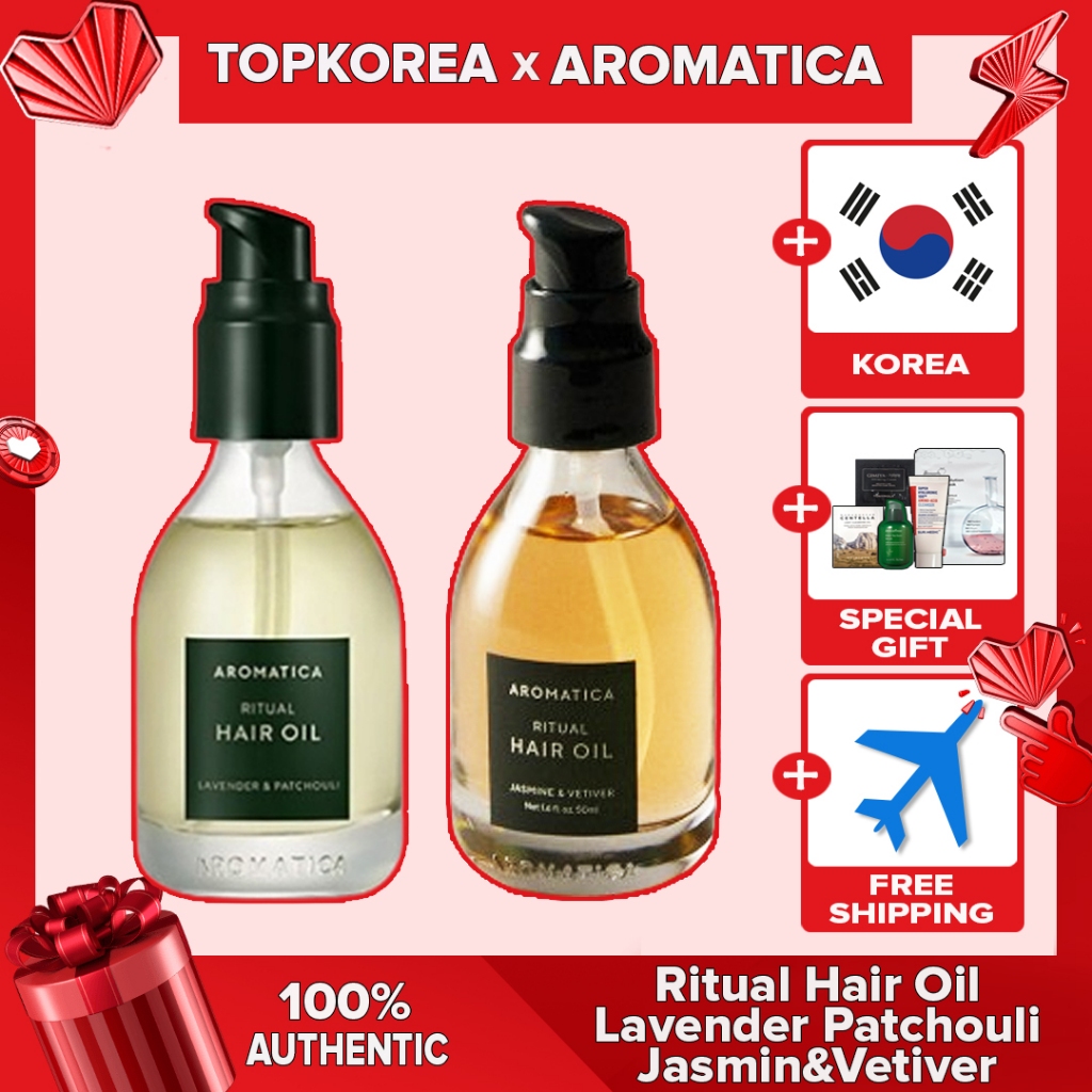 ★ Aromático Ritual Hair Oil Lavanda Patchouli/Jasmin & Vetiver 50ml TOPKOREA Envio Da Coreia