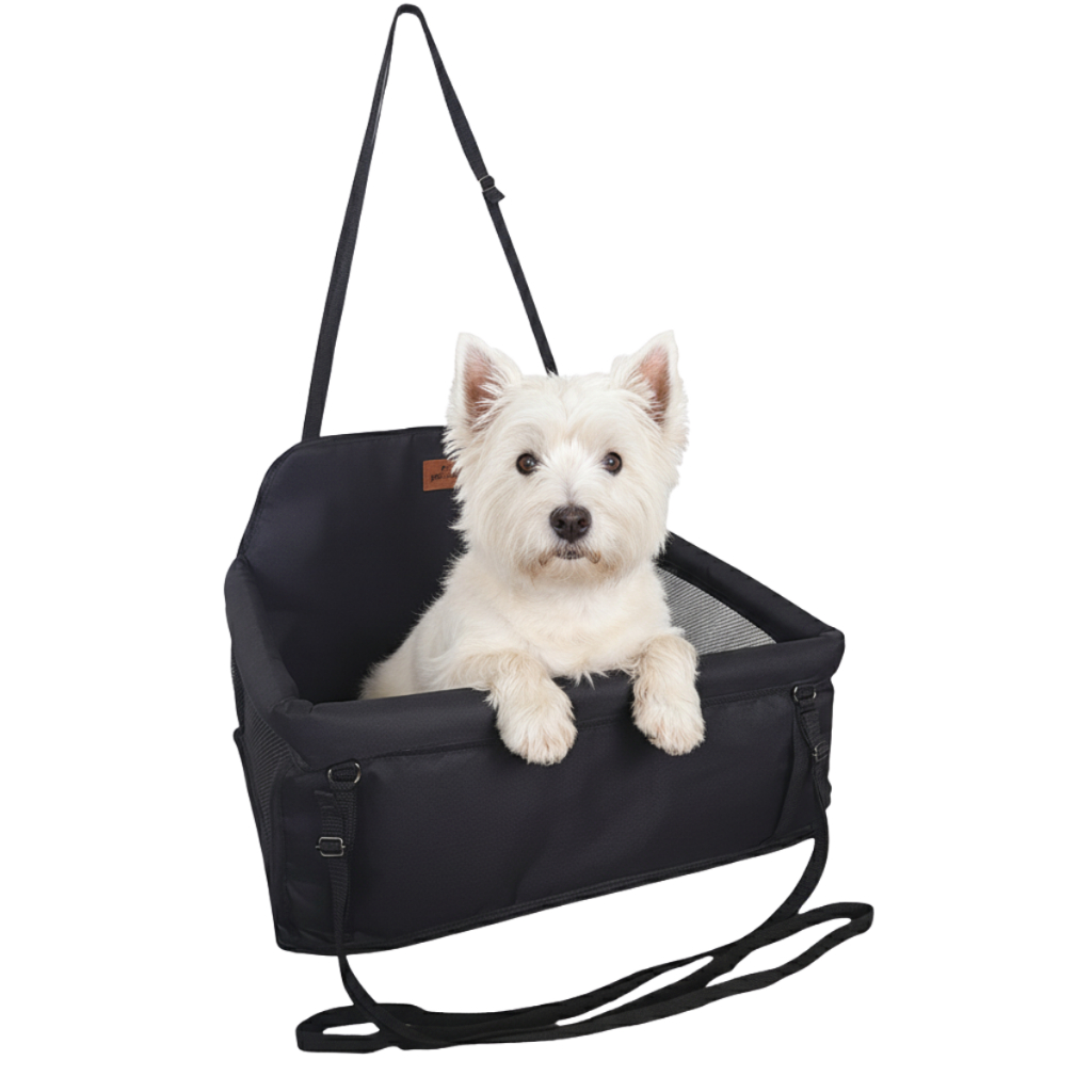 Assento Pet para Carro até 30kg Cadeira de Transporte para Cachorro e Gato