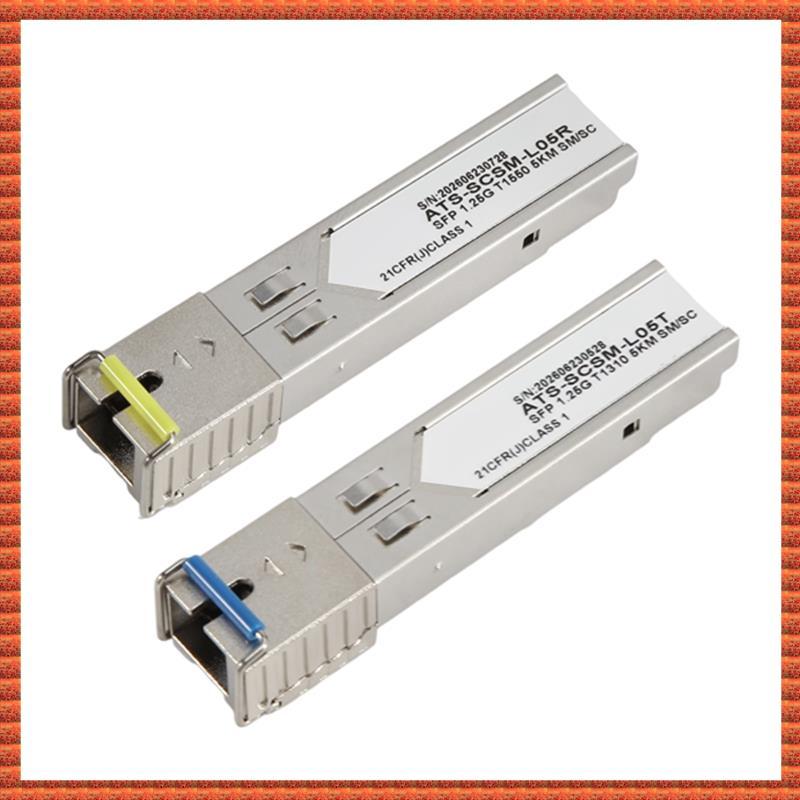 (Zac) Módulo SC Conector 1.25G 5Km BiDi 1310nm/1550nm Compatível Com Interruptor Para Transceptor De Fibra De 1000Mbps