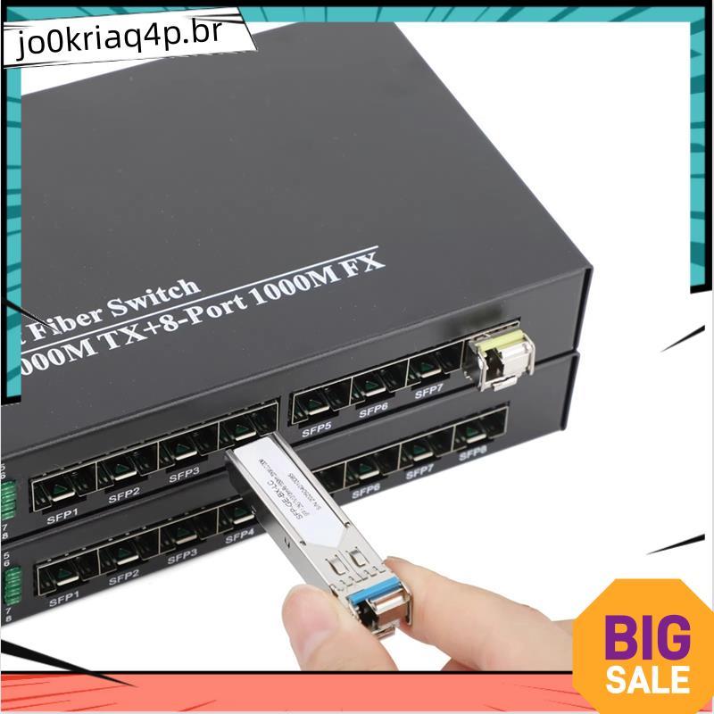Para Switch Ethernet Compatível 1 Par 20KM Módulo De Fibra Gigabit 1000Mbps LC 1.25G Modo Único A + B Adaptador