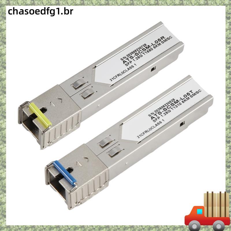 Módulo SC Conector 1.25G 5Km BiDi 1310nm/1550nm Compatível Com Interruptor Para Transceptor De Fibra 1000Mbps