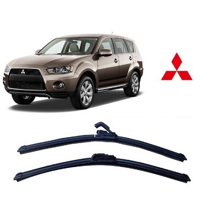 Par Palhetas Limpador De Parabrisa Dianteiro Para Mitsubishi Outlander 2007 2008 2009 2010 2011 2012 2013