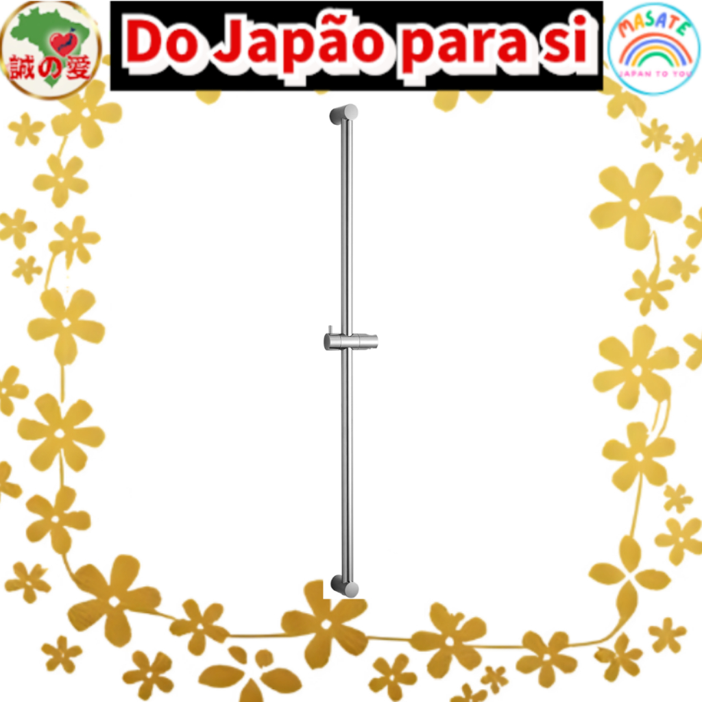OFFO Shower Slide Bar Replacement Holder Adjustable Bracket Bathroom Chrome 30mm 【Do Japão para você】