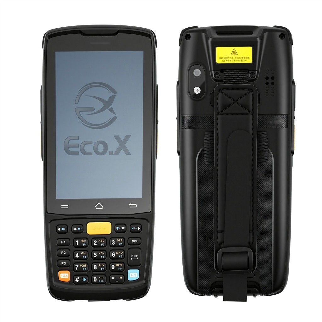 PDA Coletor de Dados com Leitor de Código de Barras 1D 2D Android 14 e Tela 4 Polegadas