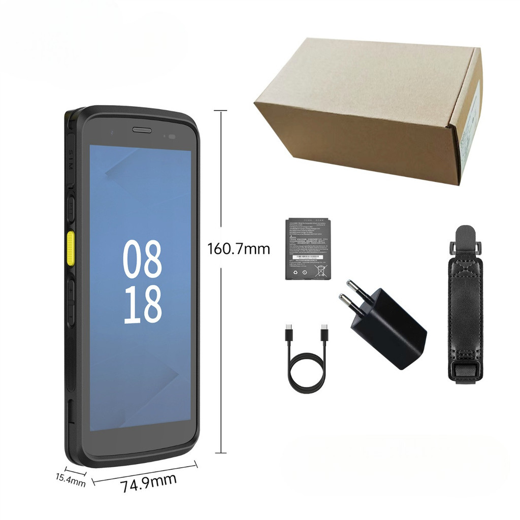 PDA Scanner Android 14 | Leitor de Código de Barras e QR Code | NFC | Wi-Fi Dual | Bateria 5000mAh