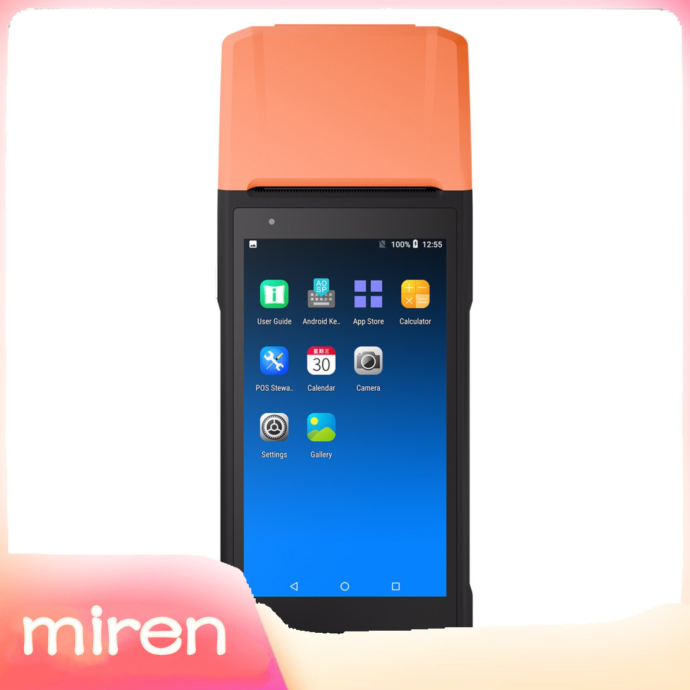 Miren.br Impressora e scanner PDA Q3i Android 11.0 58mm Recibo térmico Tela sensível ao toque capacitiva de 5,5