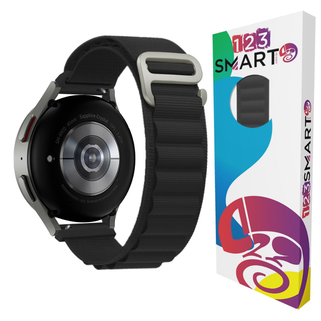 Pulseira de Nylon com Presilha para Samsung Gear S3 Classic e Frontier Galaxy Watch 3 LTE 45mm