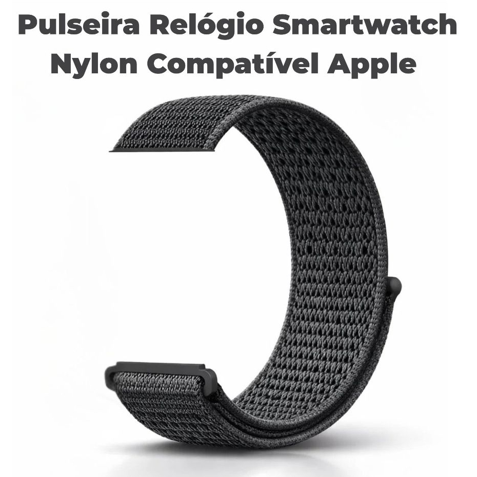 Pulseira Relógio Smartwatch Nylon Compatível Apple 49mm