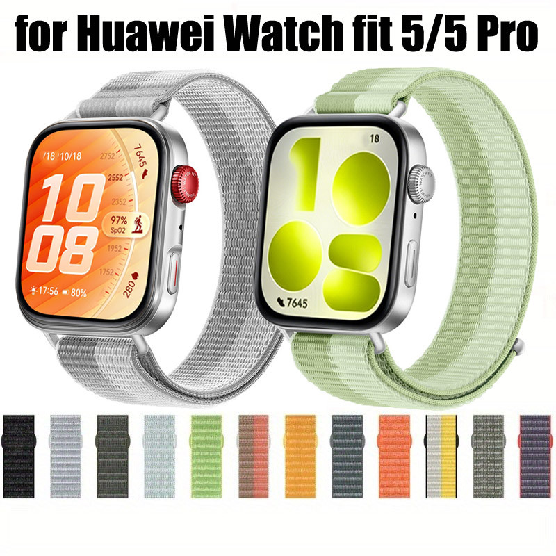 Pulseira Para Huawei Watch Fit 5 4 3 De Relógio Oficial De Uma Peça Nylon Pro Relógios Acessórios