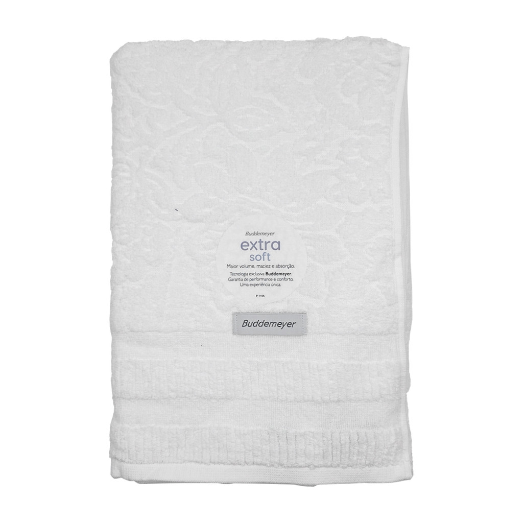 Toalha Buddemeyer Banho Botanique Branca 100%Algod Extrasoft