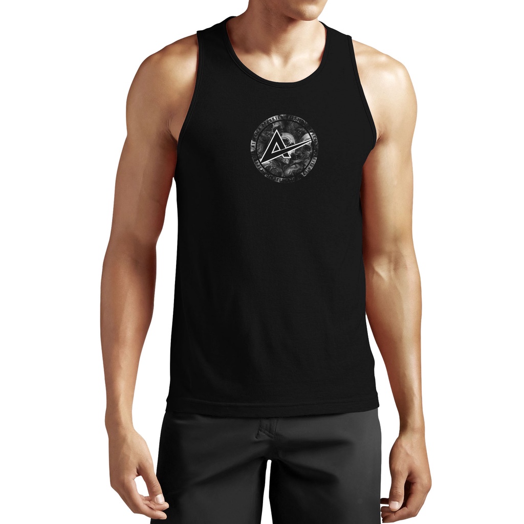 Regata Atlética Skull All Black