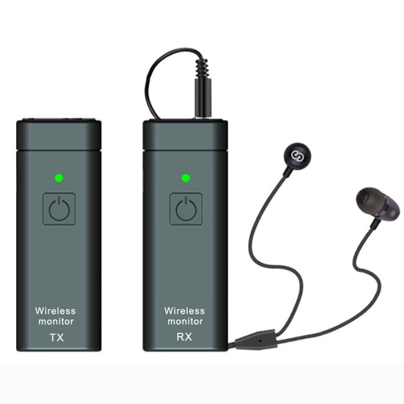 Sistema De Monitoramento De Fone De Ouvido Sem Fio , Receptor Transmissor IEM UHF Com Retorno Em Tempo Real Para Cantor