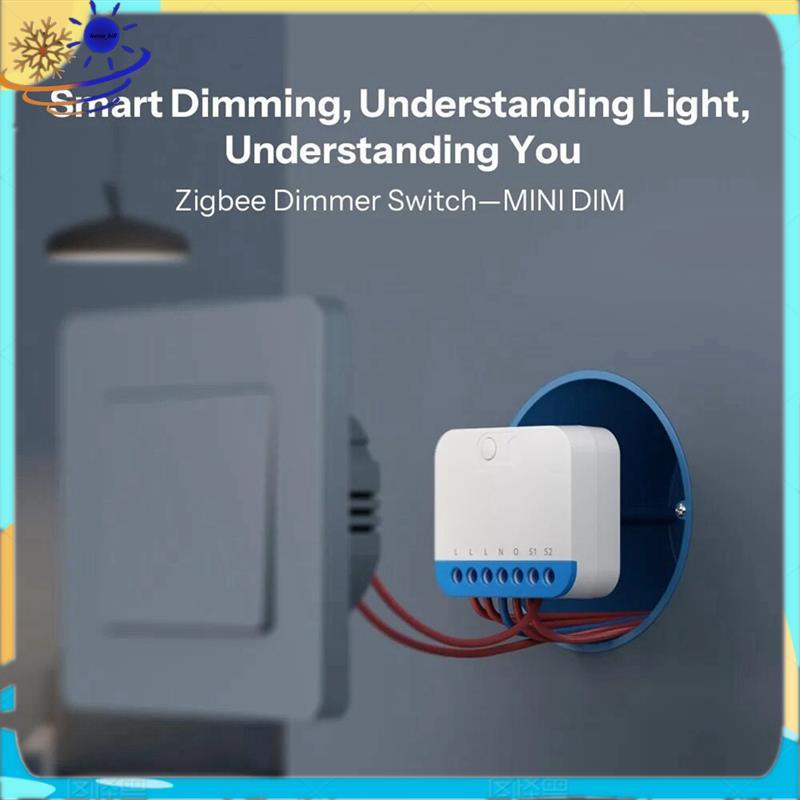 [Le's Shop] Zigbee Matter Dimmer Switch Módulo De Escurecimento Inteligente Monitoramento De Energia Em Tempo Real Contr