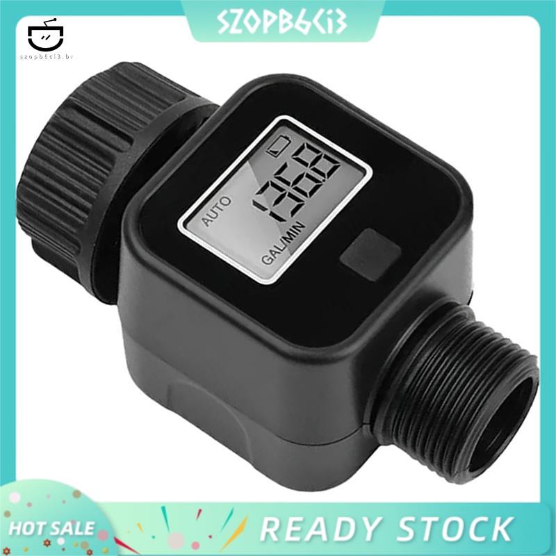 [szopb6ci3 . br] Medidor De Água LCD 99999L 3/4 