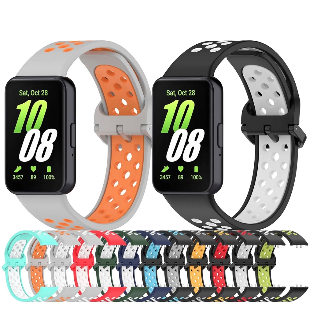 pulseira para galaxy fit 3 SM-R390 de silicone Esportiva colorida de substituição