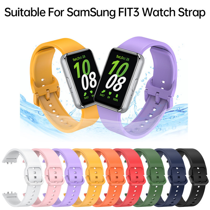 Samsung Galaxy Fit3 Correia De Substituição Colorida De silicone SM-R390 Para Samsung Galaxy Fit 3 pulseira alça