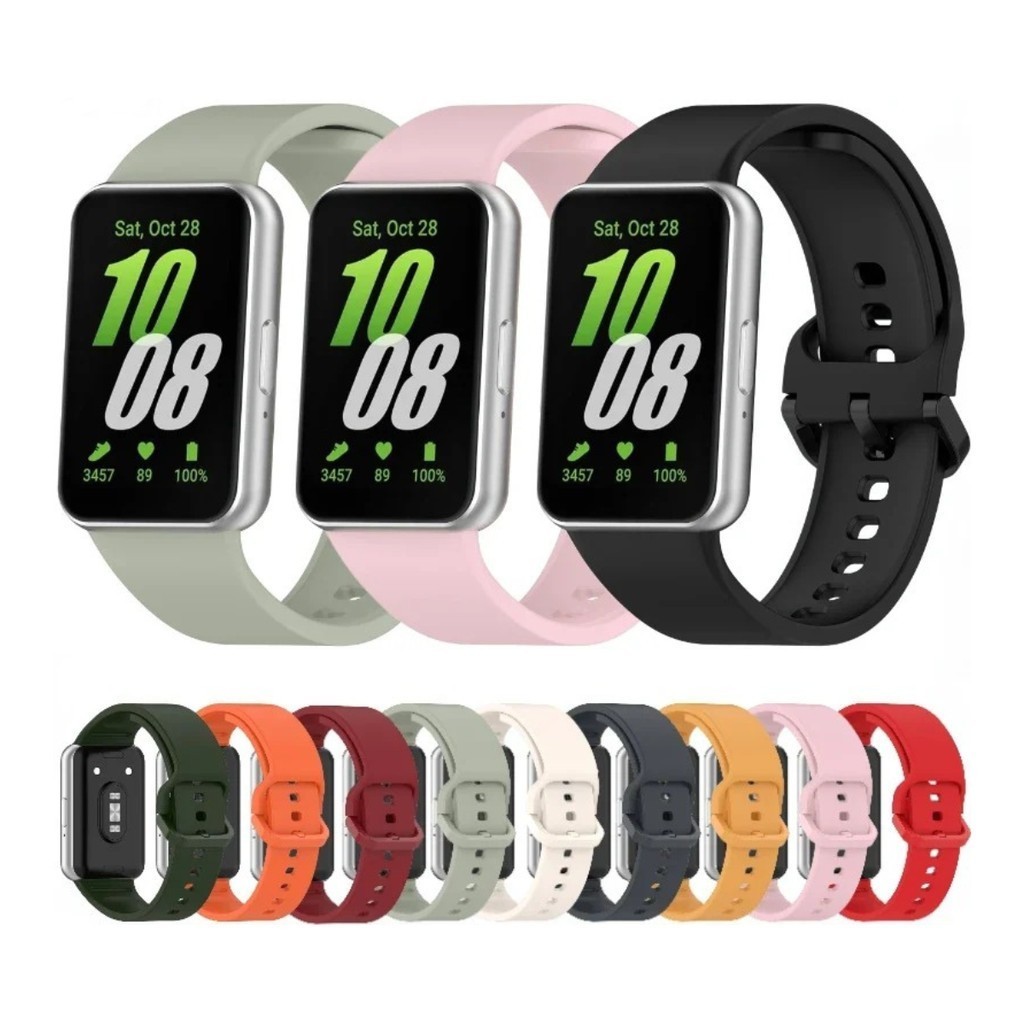 Pulseira de Silicone para Samsung Galaxy Fit 3 SM-R390