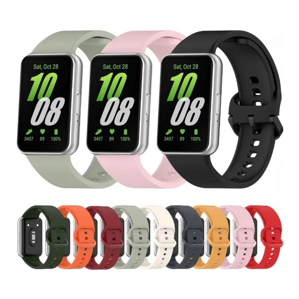 Pulseira Selicone para Galaxy Fit 3 Sm-R 390 pulseira de silicone de cor