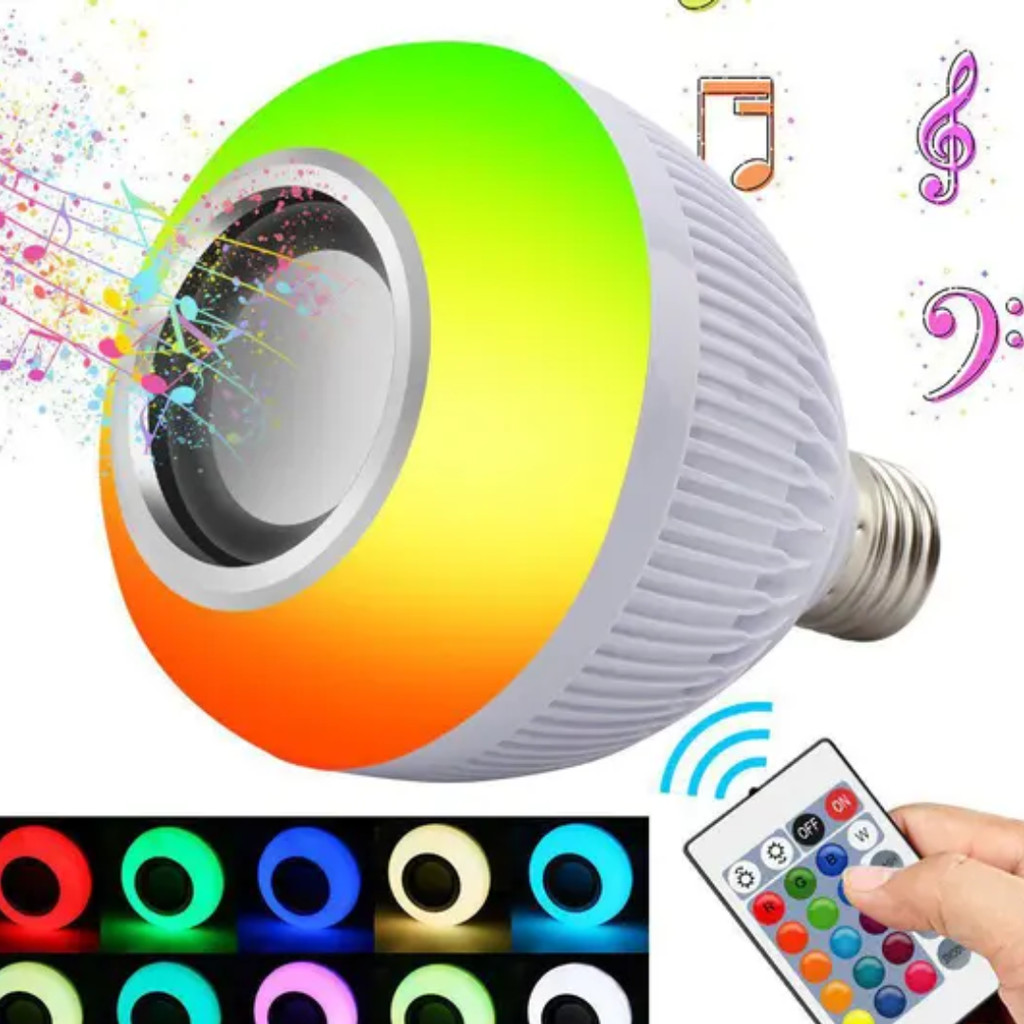 Lâmpada LED com Alto-Falante Bluetooth e CR 110V