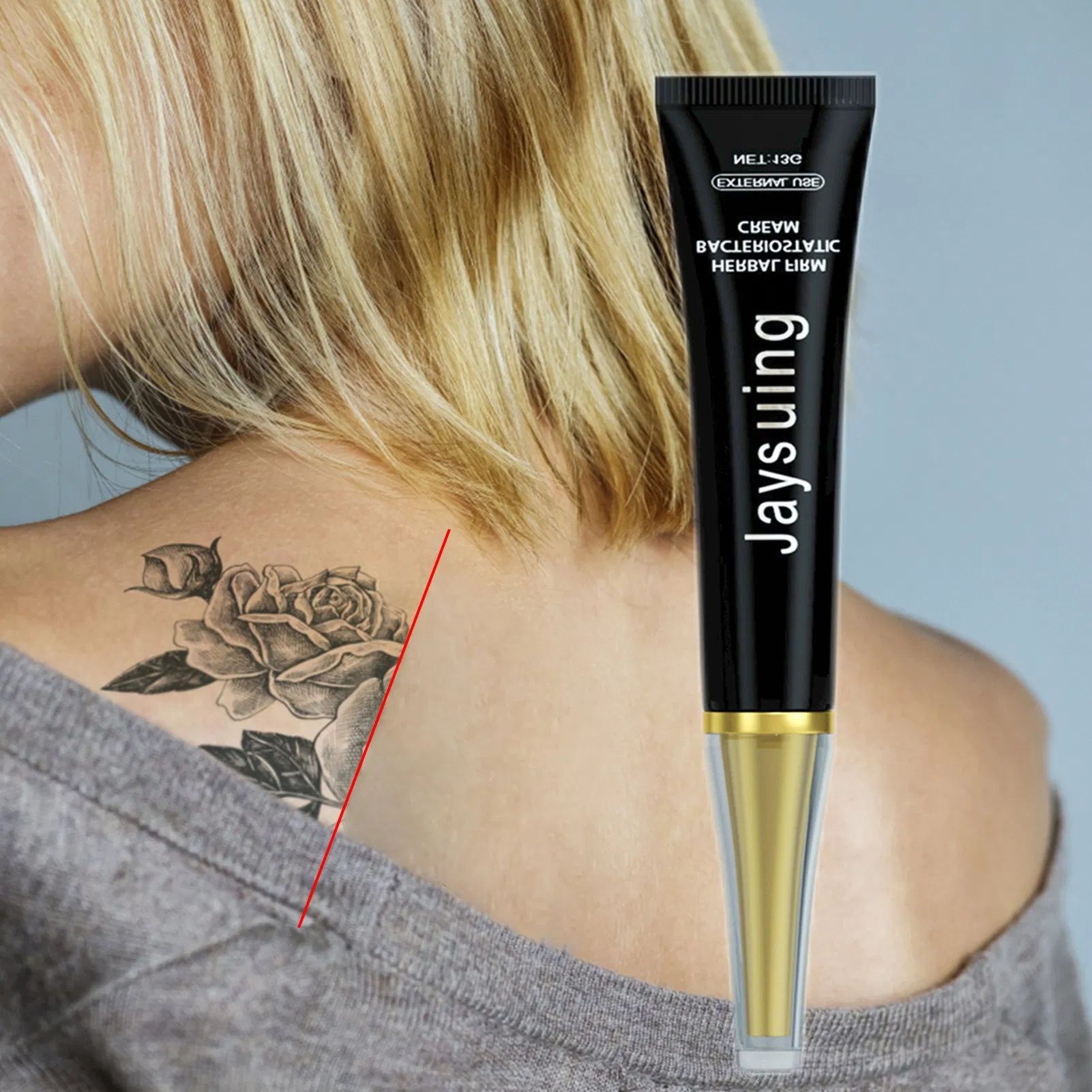 Creme de remoção de tatuagem, removedor permanente de tatuagem, pode remover eficazmente as tatuagens sem prejudicar a