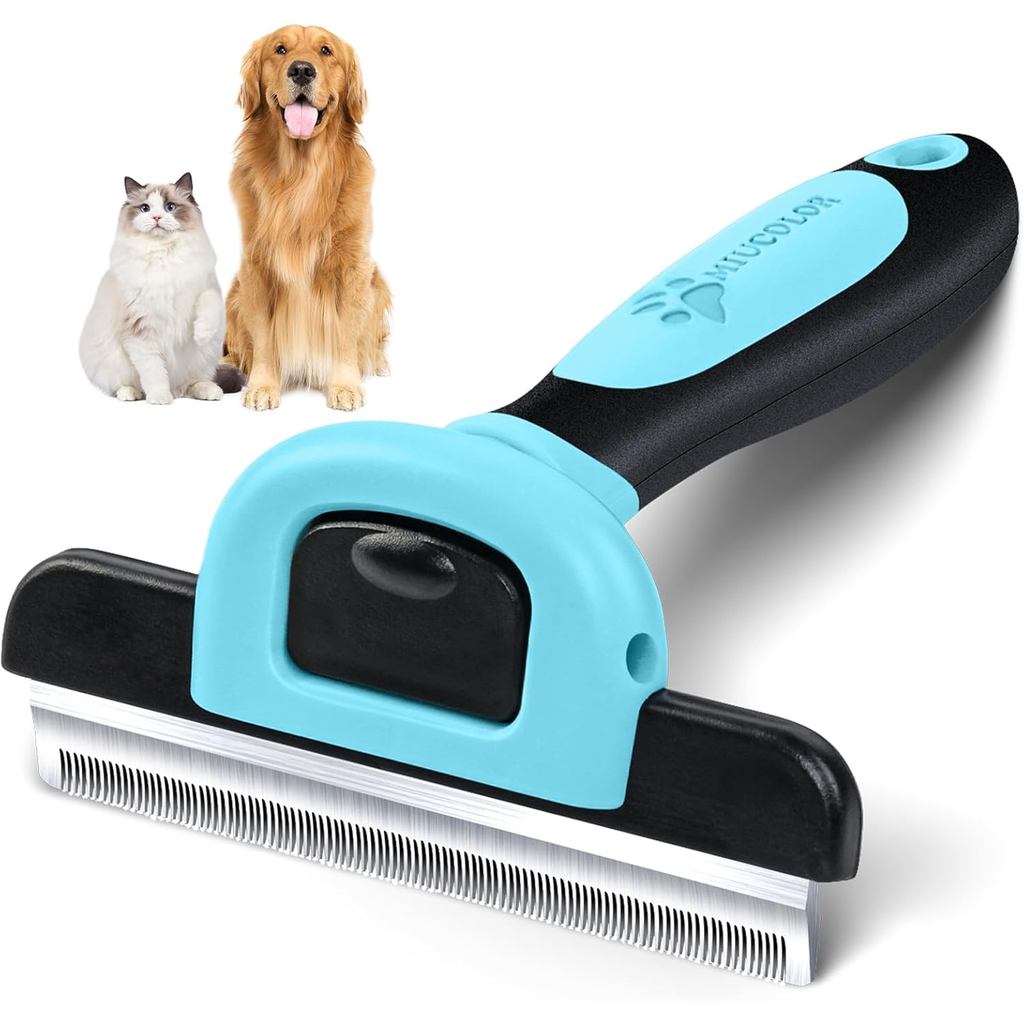 Escova de Higiene para Animais de Estimação MIU COLOR, Ferramenta para Remover Pelos de Cães e Gatos, Reduz Eficazmente