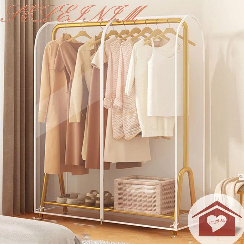 SELENIUM Floor Clothes Hanger Capa Contra Poeira , Grande Saco De Roupas Pendurado À Prova D'água ,