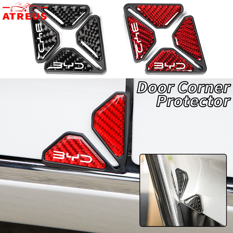 2/4Pcs Para BYD Carro Canto Da Porta Protetor De Autocolante Anti-Colisão Riscos Tampa BYD Dolphin Mini Dolphin Plus M6