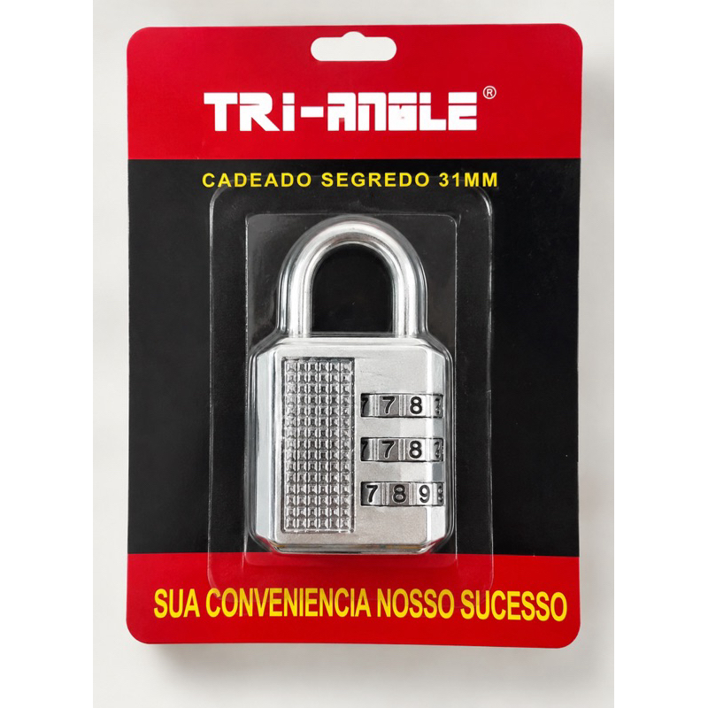 cadeado segredo tri agle