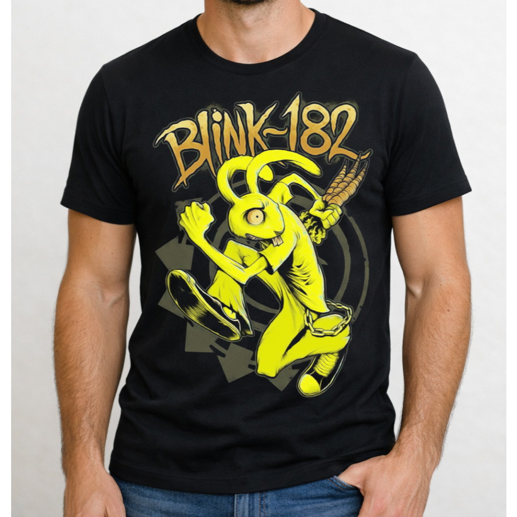 Camiseta Blink 182 Banda Rock Basica Confortavel Personalizada Envio Rapido
