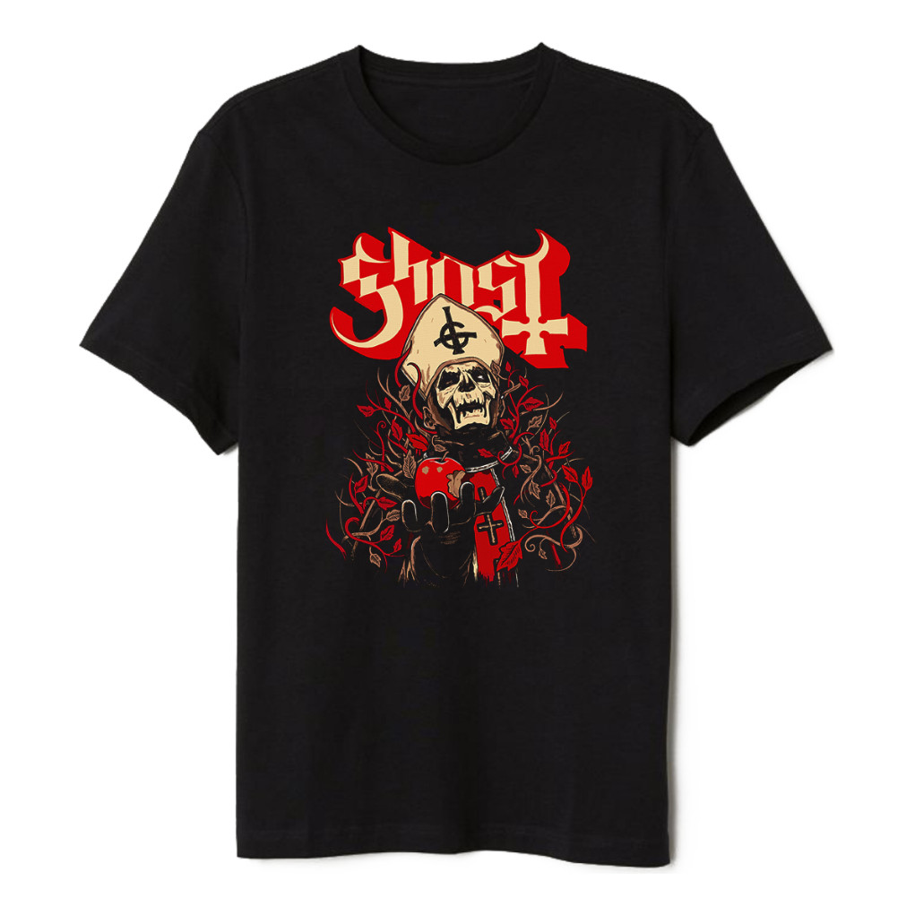 Camiseta Básica T-shirt Masculino Ghost Banda unissex rock