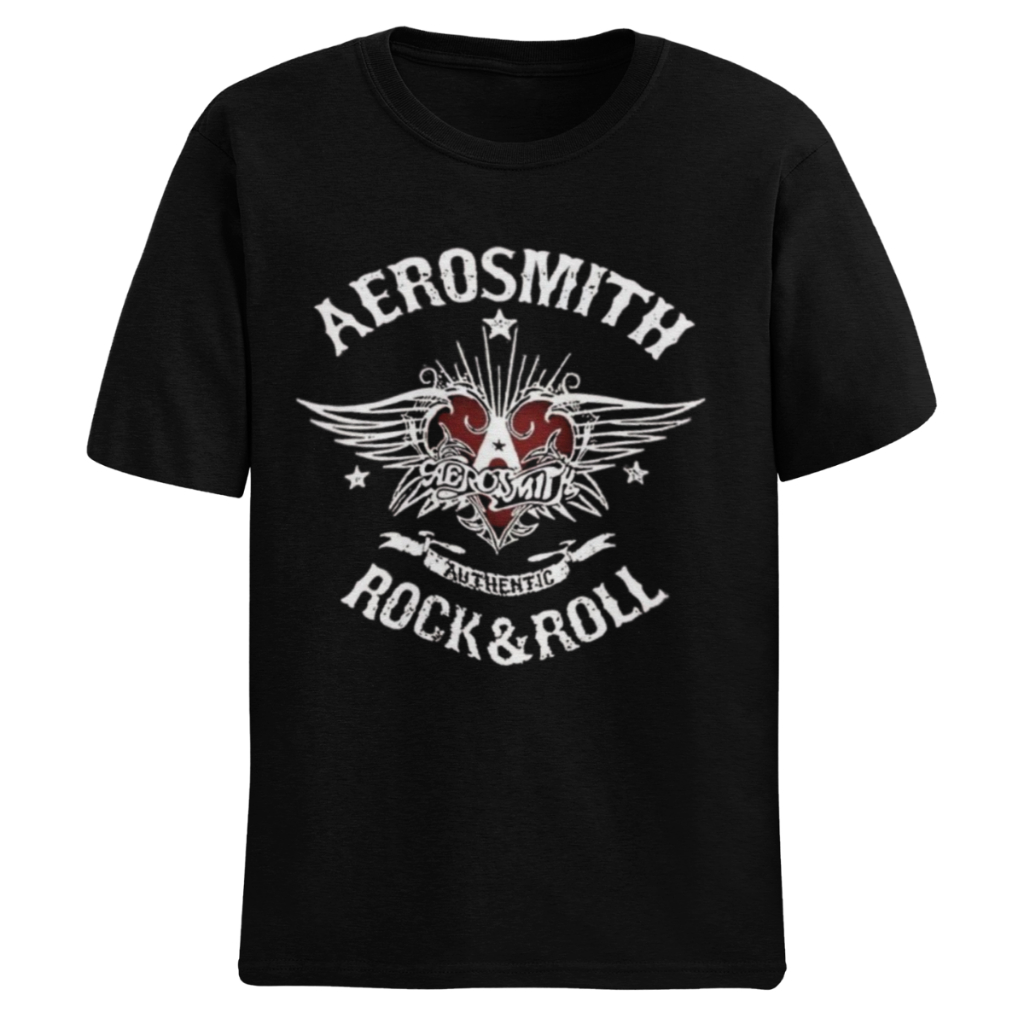 Camiseta Aerosmith Banda De Rock Camisa Básica Novidade Unissex