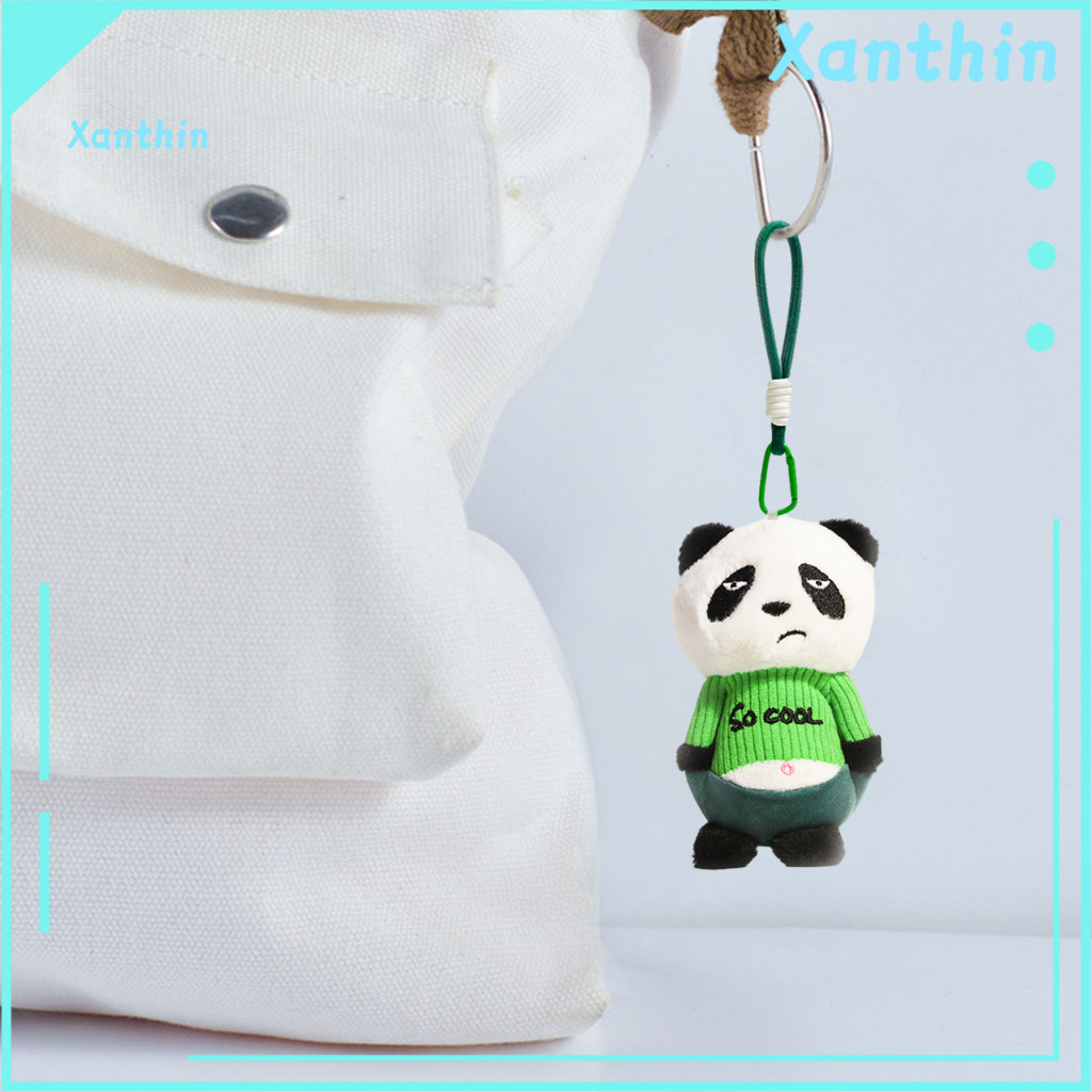 Cute Animal Keychain Plush Pendant Kawaii Soft Fluffy Bag Charm Backpack Decompression Toy Gift for Kids Teens Southeast