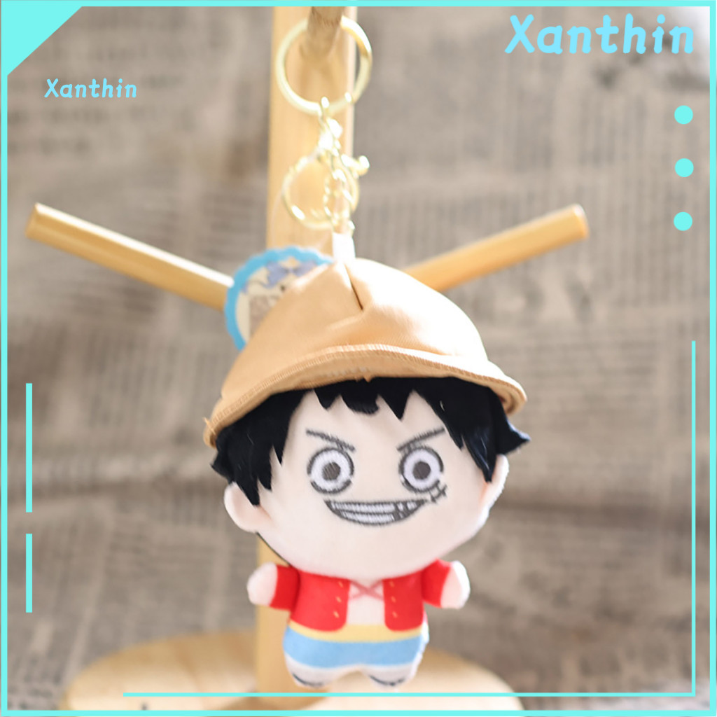 Soft Fabric Keychain Collectible Fan Pendant Cute Anime Reindeer Plush – Stuffed Straw Hat Crew Inspired Bag Charm Bac