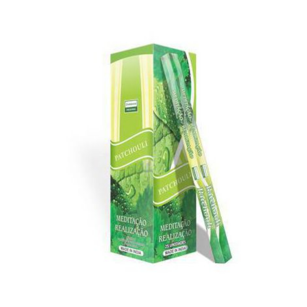 Incenso Indiano Patchouli Longa Duração Artesanal