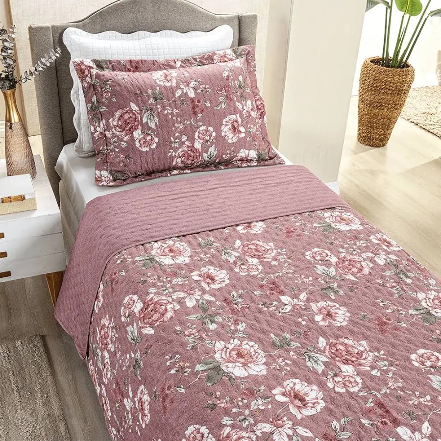 cobre leito solteiro feminino avulso s/fronhas cores sortidas lindas pra alegrar seu ambiente de descanso