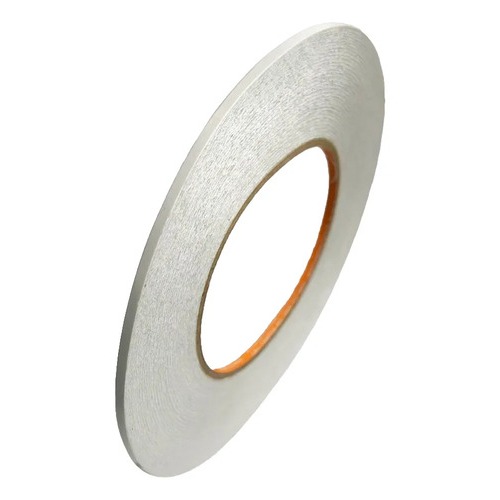 Fita Adesiva Dupla Face Especial Personal Arte  Branco 2mm x 50m