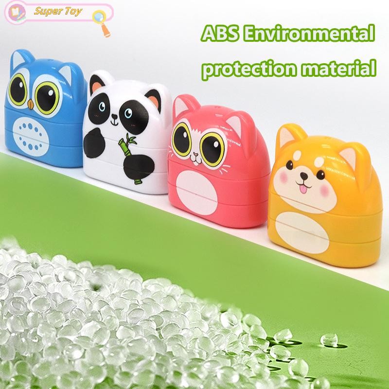 Carimbo De Nome SUPERTOY Para Roupas Infantis À Prova D'água (Branco + Tinta)-Dupla Face Personalizado-Selos De Personal