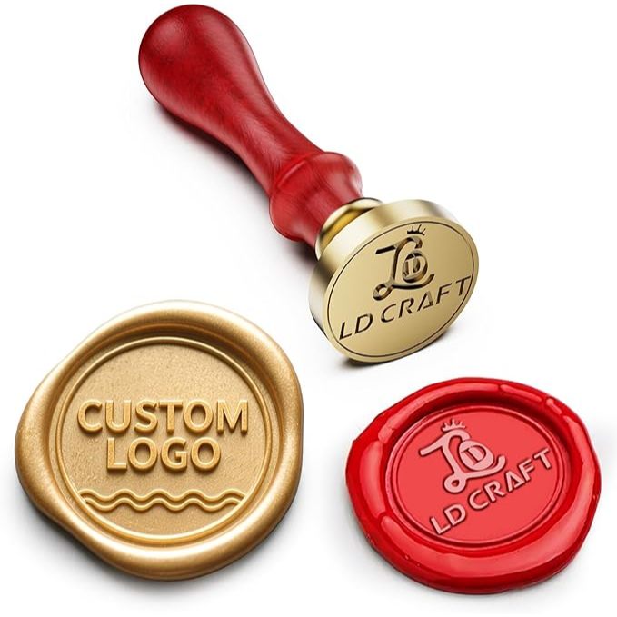 Selo de cera de carta personalizado Design DIY Selo de laca de fogo Selo de logotipo personalizado de nome personal