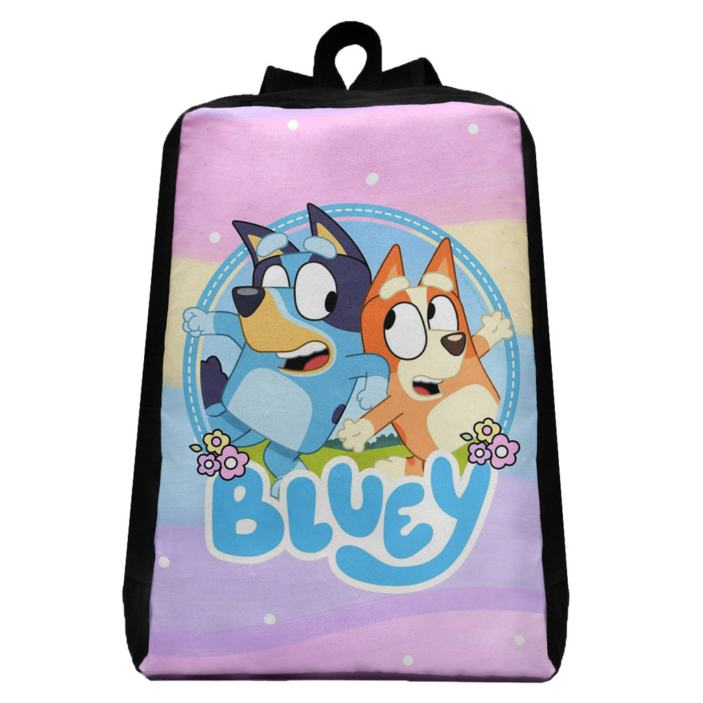 Mochila Bluey Dog Desenho Volta as Aulas Bolsa de Costa