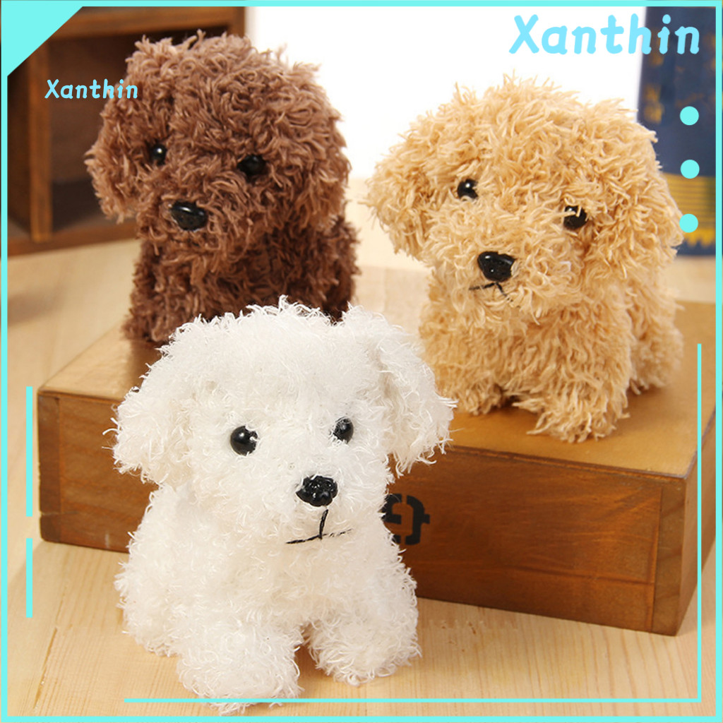 Furry Dog Bag Charm Plush Keychain Fluffy Toy Cute Cartoon Bow Tie Keyring for Backpacks Bags – Perfect Gift for Girls