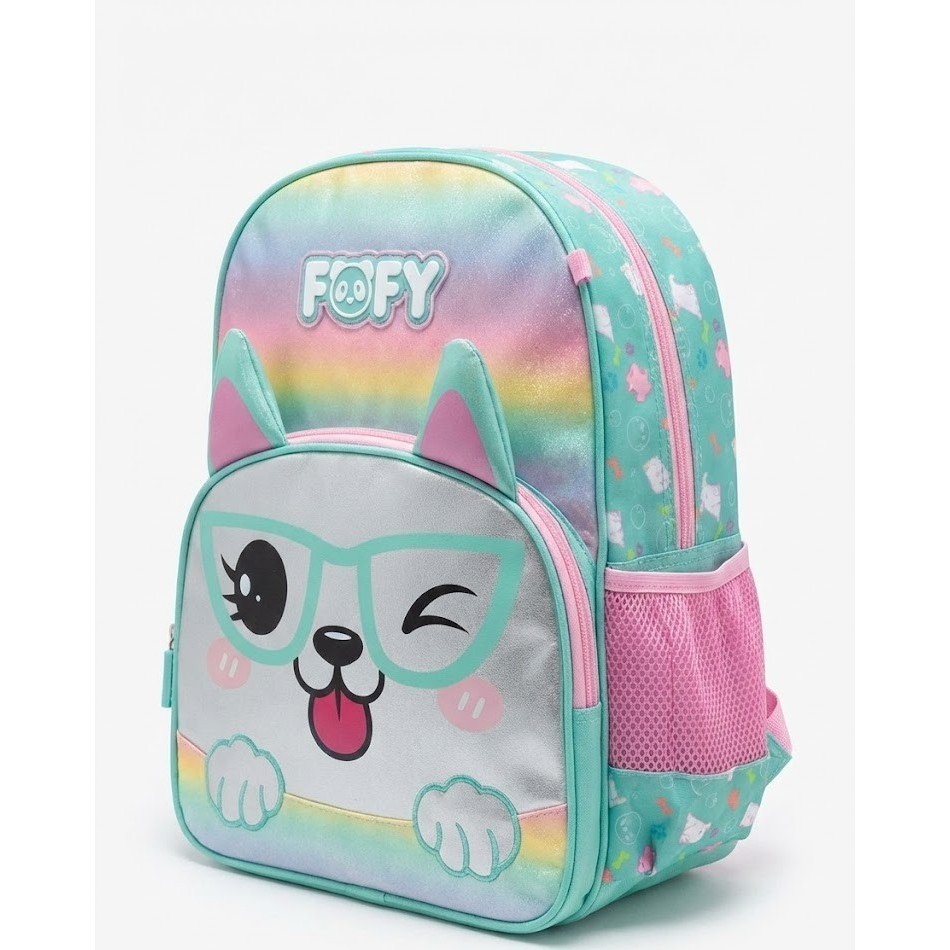 Mochila Escolar Dog Glitter - Fofy