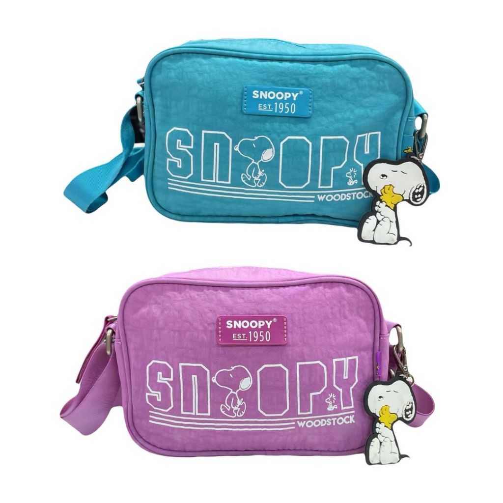 Bolsa Transversal Snoop Dog Moderna em Nylon
