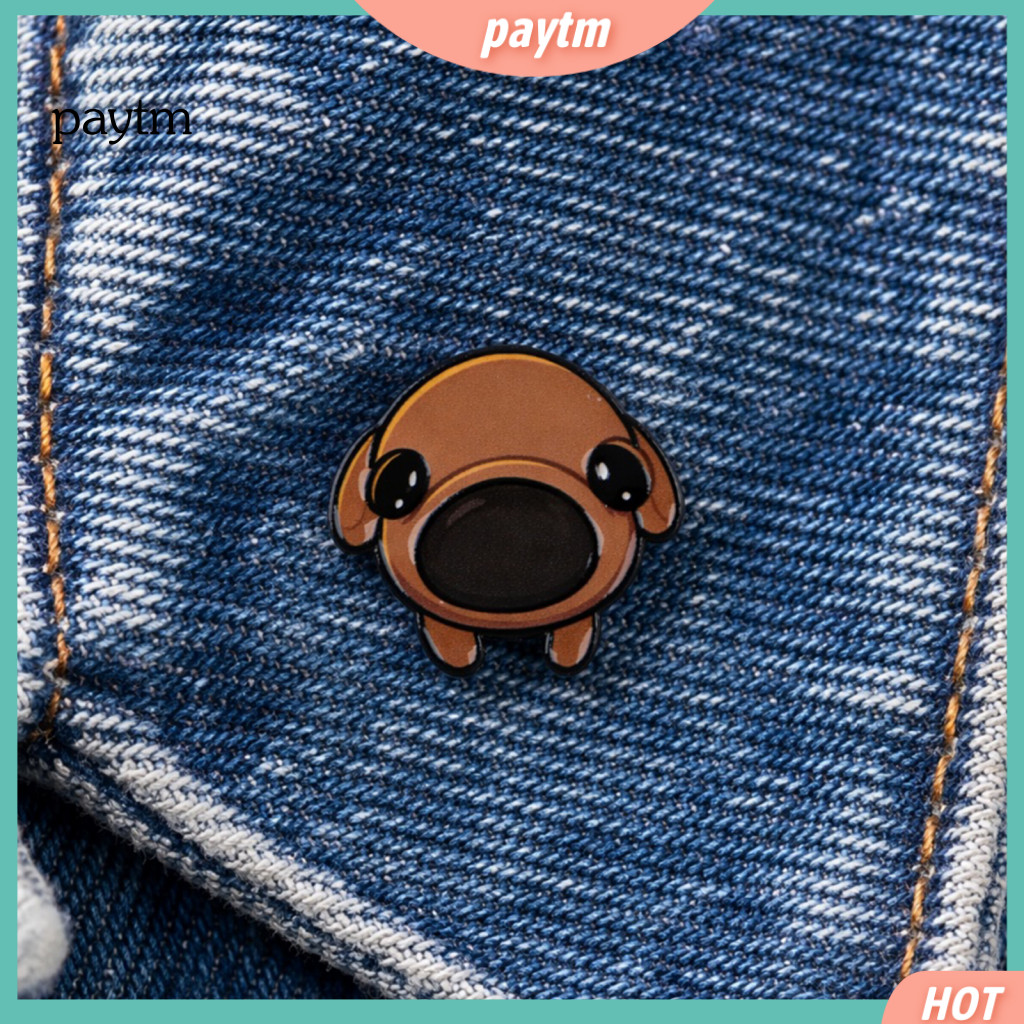 Puppy Brooch Cartoon Dog Pin 3d Shape Metal Enamel Lapel Badge for Jackets Bags Hats – Cute Backpack Decorative Gift f