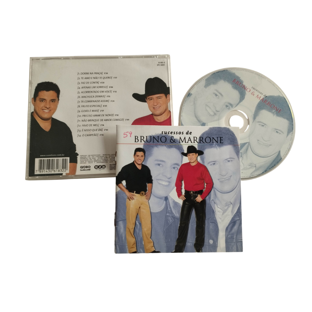 Cd - Bruno e Marrone - Sucessos