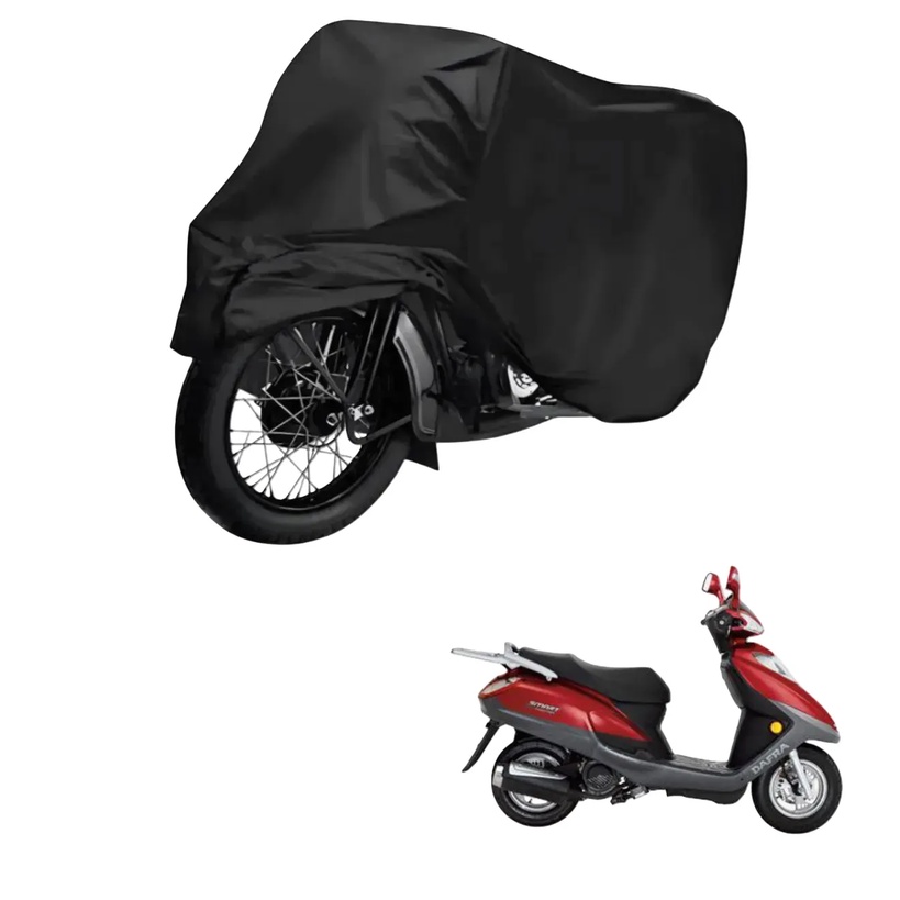 Capa de Cobrir Moto em Couro Impermeável Anti-Uv Protetora Anti-Risco para Dafra Smart