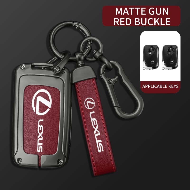 Lexus RX IS GS LX Capa Para Chave Remota Liga De Zinco Couro À Prova De Choque Smart Key Fob Case Protetor CY